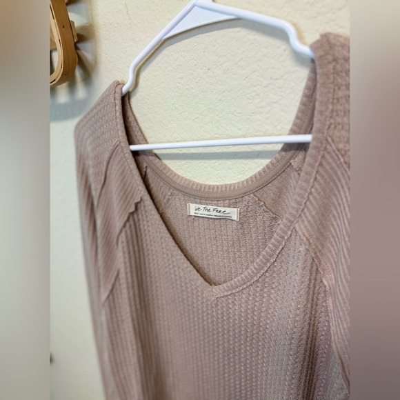 NWOT FREE PEOPLE SANTA CLARA THERMAL RT $68 - Picture 3 of 4